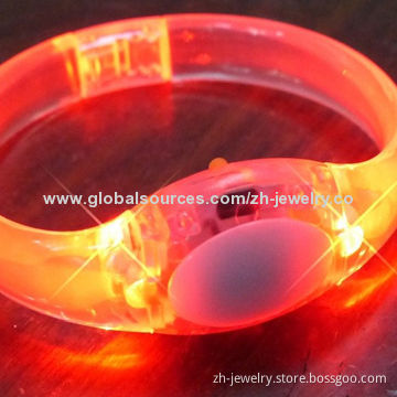 LED Bangle Bracelet Silicone, Suitable for Women